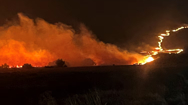 Officials charge man for starting California wildfire that has burned more than 71,000 acres