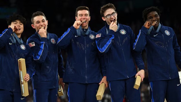 USA mens gymnastics wins bronze in Paris Olympics: What to know about the team