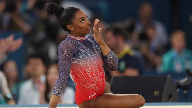 Simone Biles misses gold, but adds 11th career Olympic medal in floor exercise; Jordan Chiles takes surprise bronze